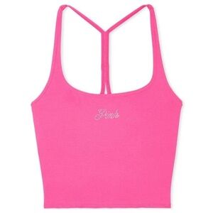 🩷Victoria’s Secret PINK Cotton Bling Tank Top XXL🩷